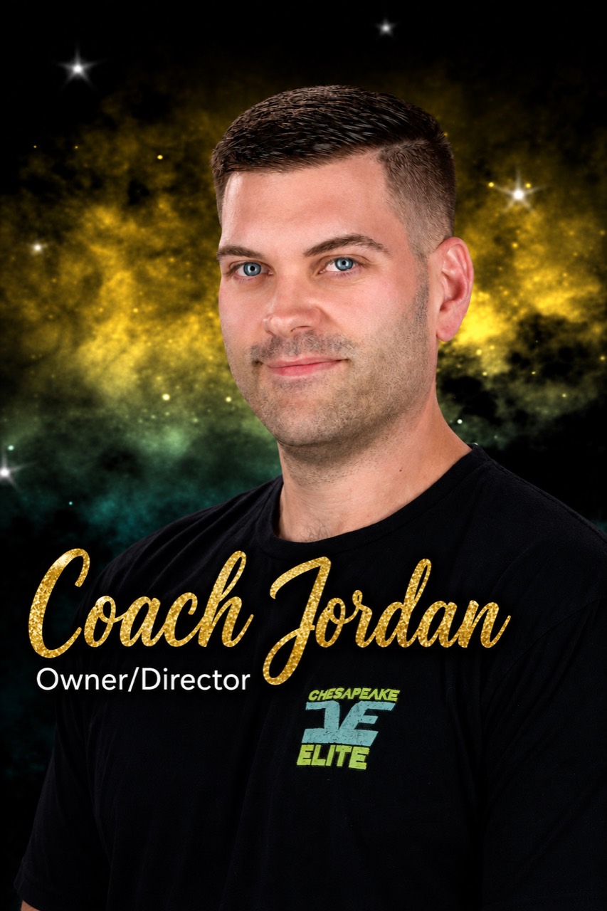 Coach Jordan, Owner/Director of Tumbling at Chesapeake Elite